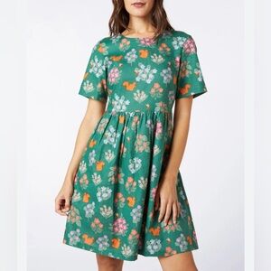 Princess Highway Green Floral Dress